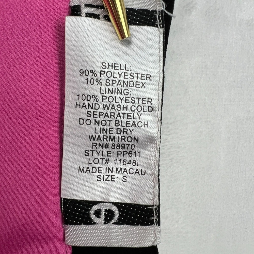 Ronni Nicole Ouida VTG Y2K‎ Black Velvet S Pink Lined Dressy Shirt Jacket Party - Picture 9 of 16